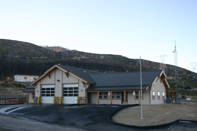 Mill Creek Fire Station front exterior view