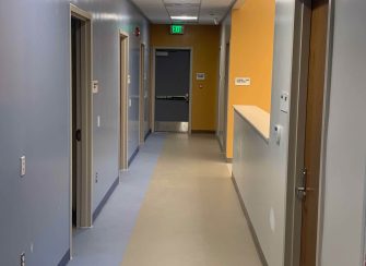 Manual Arts High School School-Based Clinic & Wellness Center corridor